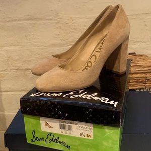 Sam Edelman Stillson oatmeal suede - worn only once! Purchased through Nordstrom